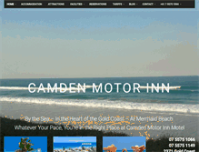 Tablet Screenshot of camdenmotorinn.com.au